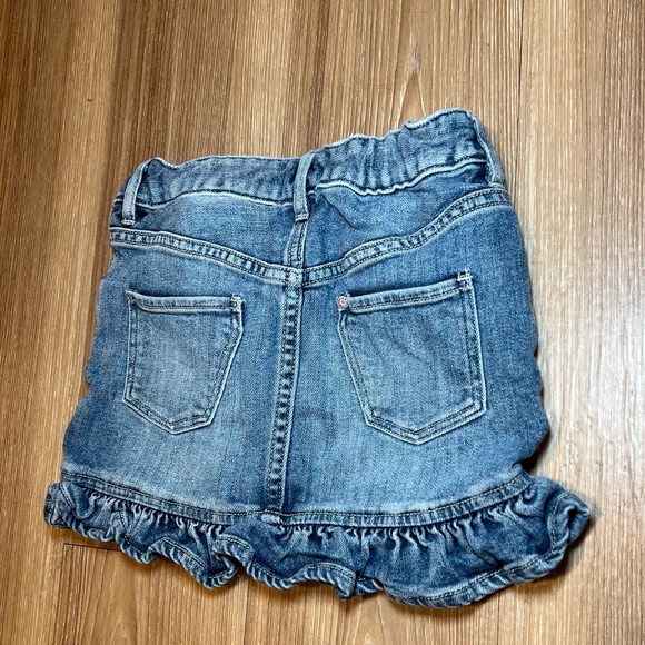 H&M Toddler/Little Girl Short Ruffle Hem Denim Skirt Size 5-6 - Picture 9 of 9